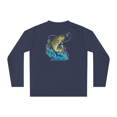 Trout Fishing Unisex Athletic Fit Long Sleeve Tee