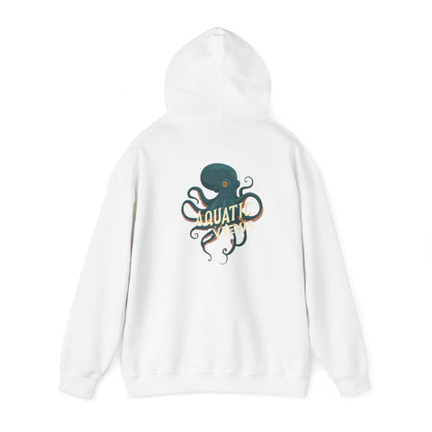 Unisex Aquatic Views Octopus Heavy Blend™ Hooded Sweatshirt