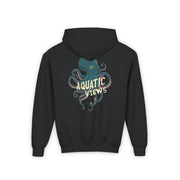 Youth Aquatic Views Octopus Heavy Blend Hooded Sweatshirt