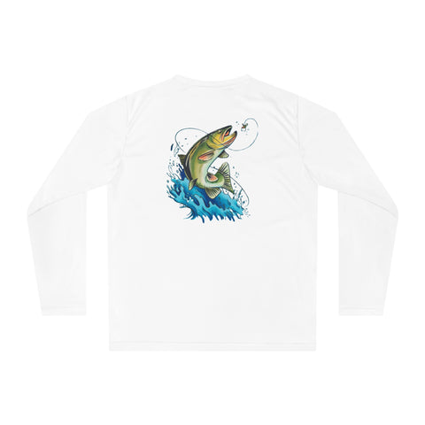 Trout Fishing Unisex Athletic Fit Long Sleeve Tee