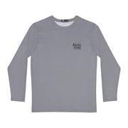 Long Sleeve Fishing Shirt - Grey Saltwater Fish Design