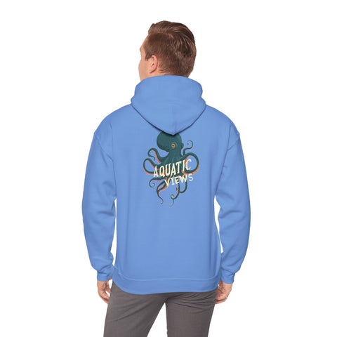 Unisex Aquatic Views Octopus Heavy Blend™ Hooded Sweatshirt