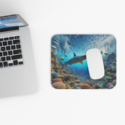 Mouse Pad - Beautiful Reef Fish and Shark Design