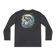 Youth Long Sleeve Fish jumping Competitor Tee