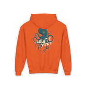 Youth Aquatic Views Octopus Heavy Blend Hooded Sweatshirt