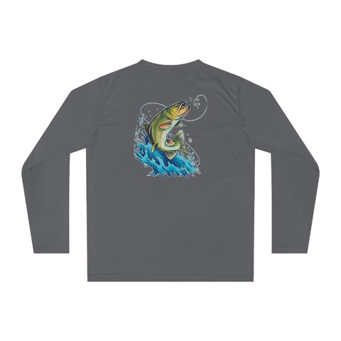 Trout Fishing Unisex Athletic Fit Long Sleeve Tee