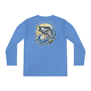 Youth Long Sleeve Fish jumping Competitor Tee