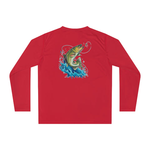 Trout Fishing Unisex Athletic Fit Long Sleeve Tee