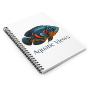 Oscar Cichlid Spiral Notebook - Ruled Line